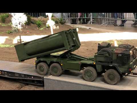 modell hobby spiel Leipzig 2018 bei der RK-Modellbau scale 1/16 rc tanks + trucks