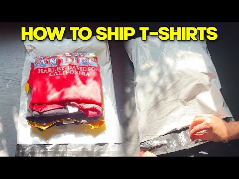 The BEST and CHEAPEST WAY to Ship T-Shirts