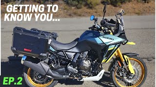 200 Miles on the Suzuki V-Strom 800DE (EP.2) (heat, vibration, comfort test)