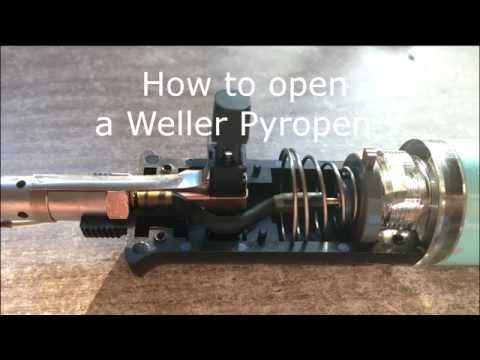 Weller Pyropen piezo open repair test hotair desolder test