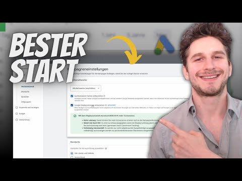 Create a Google Ads campaign — Complete tutorial 2025 German
