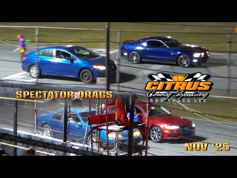 2025 Citrus County Speedway Spectator Drags 11/29/25