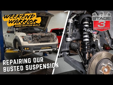 Raptor Suspension upgrades RPG Upper Control Arms, ADD Tie rods & SPC Alignment Camber & Caster kit