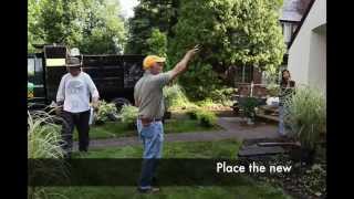 Syracuse Landscape Design Project Timelapse Video   Sollecito Landscaping Nursery