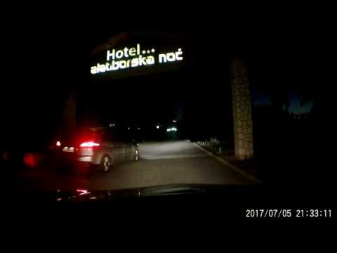 Belarus license plates car turns left without signal