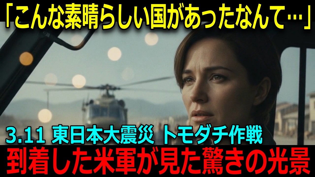 【海外の反応】米軍兵士が極限状態で見た奇跡と世界最強の軍隊が涙した日本人の真実　3.11トモダチ作戦