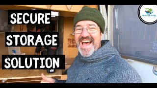 Secure Storage Solution for our  VANLIFE Adventure Around the WORLD [S4-E18]