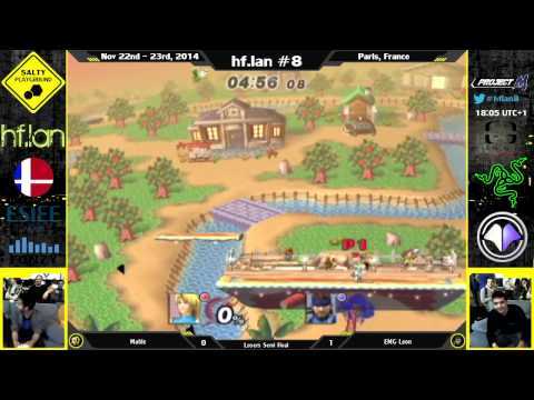 hf.lan 8 - Mahie (ZSS) Vs. EMG Leon (Snake) - Project M Singles Losers Semi Final