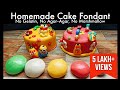 Homemade Cake FONDANT Without Gelatine Agar Agar Just 3 Ingredients Recipe