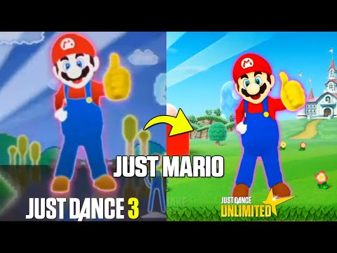 JUST DANCE COMPARISON - JUST MARIO | Ubisoft Meets Nintendo