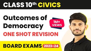 Outcomes of Democracy Class 10 (Full Chapter)  CBS
