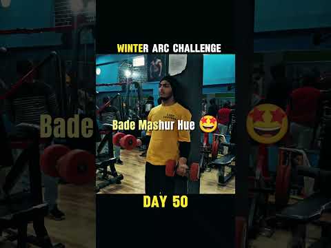 Winter ❄️ Arc Challenge Day50/75 #discipline #challenge  #winterarc