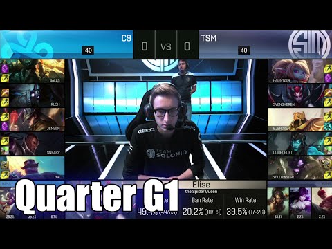 Cloud 9 vs TSM | Game 1 Quarter Finals S6 NA LCS Spring 2016 Playoffs | C9 vs TSM (team Solomid) G1