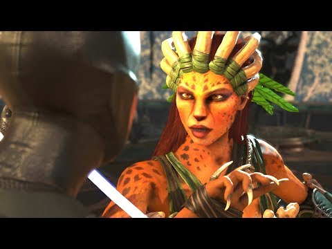 Injustice 2 - Catwoman Vs Cheetah - All Intro Dialogue/All Clash Quotes, Super Moves