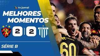 Sport 2 x 2 Avaí - MELHORES MOMENTOS - Série B 11.04.26
