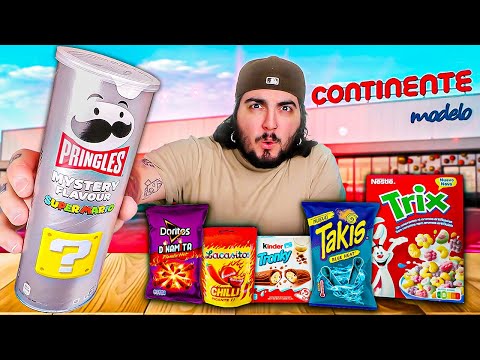 PROVANDO 10 PRODUTOS ESTRANHOS DO CONTINENTE