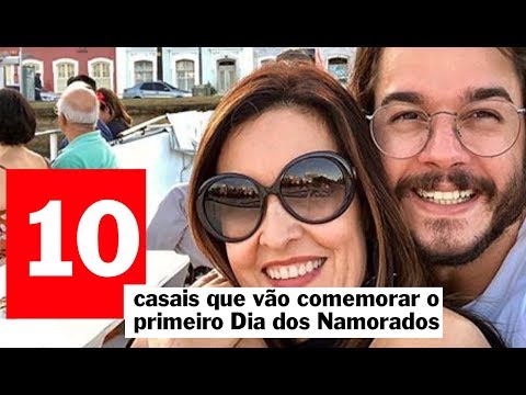 O primeiro DIA DOS NAMORADOS de dez casais famosos
