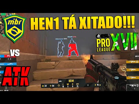 MIBR vs ATK - ESL Pro League S17 - CSGO MELHORES MOMENTOS