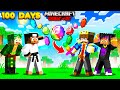 100 Days But You Can Make CUSTOM DIAMONDS In Hardcore Minecraft
