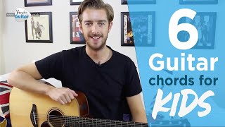 6 EASIER Guitar Chords for Kids or Total Beginners