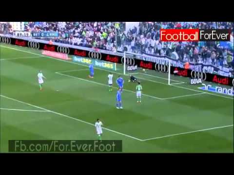 Morata Goal Amazing assist by Ronaldo Real Betis 0-5 Real Madrid 18/01/2014