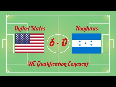 United states vs Honduras : 6 - 0 WC Qualification Concacaf - All Goals & Extended Highlights