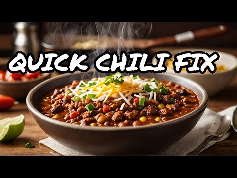 Best Chili in 30 Minutes