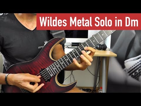 E-Gitarren Solo lernen - Wildes Modern Metal Solo in Dm 1 | Guitar Master Plan