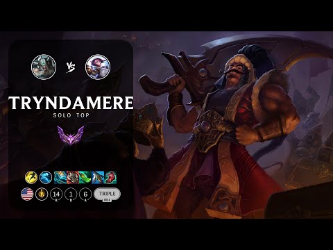 Tryndamere Top vs Fiora - NA Master Patch 13.1