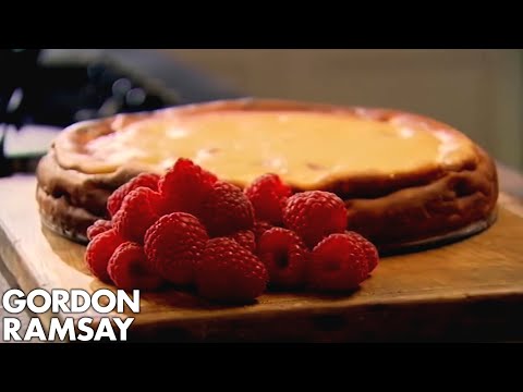 Baked Raspberry and Lemon Cheesecake | Gordon Ramsay