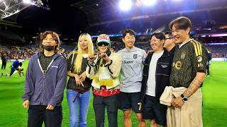 Download lagu G-Dragon & Daesung Meet Son Heungmin at LAFC: Epic K-Pop x Soccer Crossover! mp3
