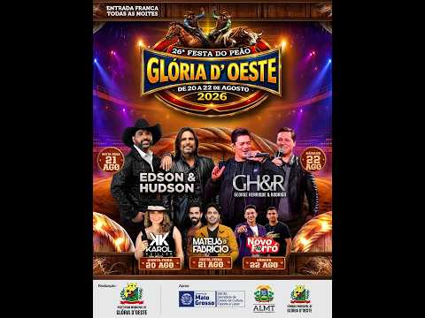 EXPOGLORIA 2026 AO VIVO