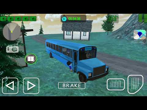 Offroad School Bus Driver 3D City Public Transport - Android Gameplay