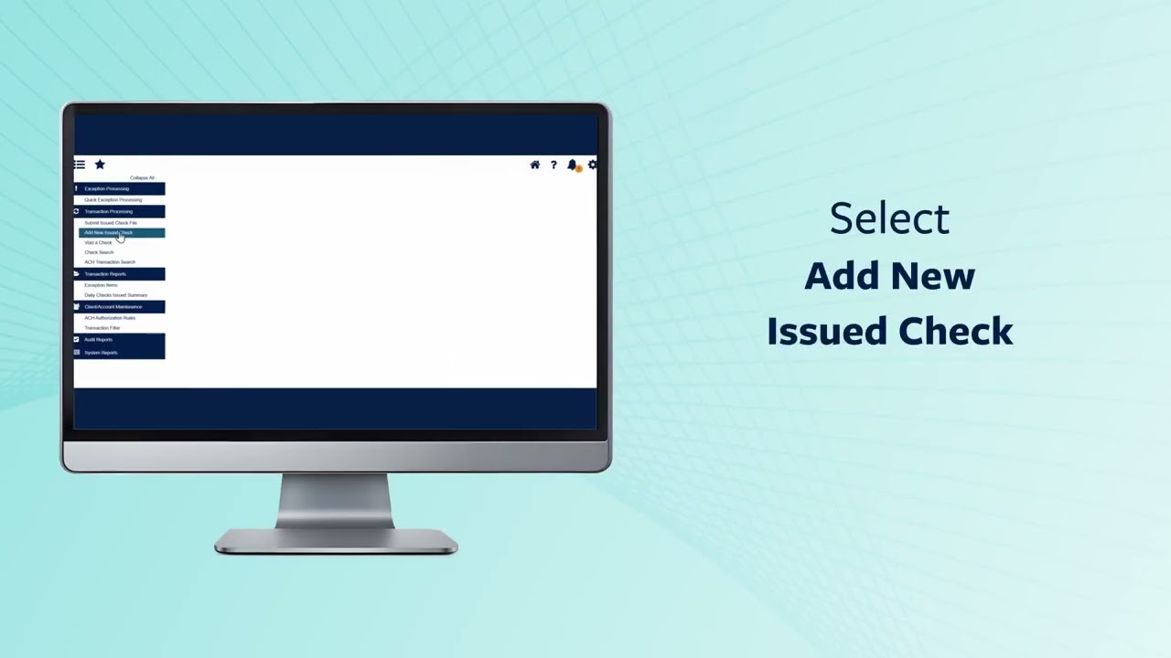 How to Submit a Single Check in Positive Pay | Fraud Protection