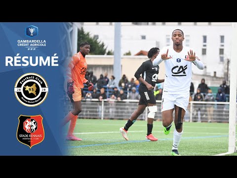 Quarts I Le Stade Rennais met fin au beau parcours du FC 93 Bobigny (4-0) I Coupe Gambardella 21-22