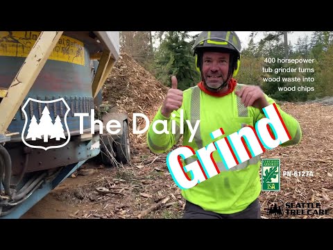 30,000LB TUB GRINDER - Turn Rotten Funky Tree Stuff into Quality Arborist Mulch