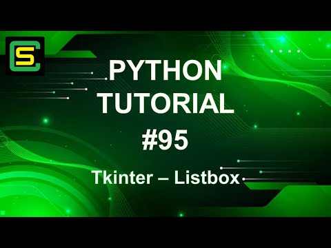 Python Beginner Listbox