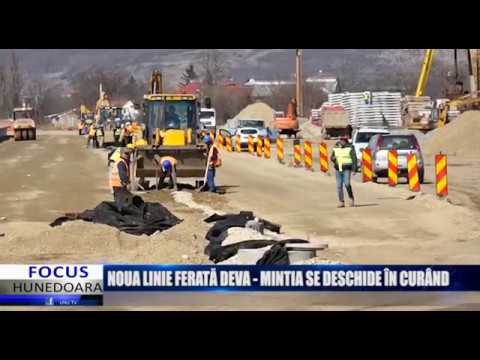 NOUA LINIE FERATĂ DEVA - MINTIA SE DESCHIDE ÎN CURÂND