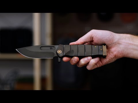 Medford USMC Fighter Flipper PVD S35VN Black PVD and Bronze