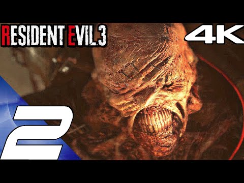 RESIDENT EVIL 3 Remake - Gameplay Walkthrough Part 2 - Nemesis Boss Fight (4K 60FPS)