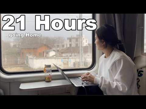 Daily Life in China 🇨🇳 | Going Home from a Megacity to Rural China | 21 Hours on a Sleeping Train
