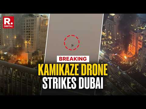 BREAKING: Kamikaze Drone Rams Into Dubai After Iran Fires Ballistic Missiles at UAE