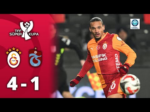 Sané legt auf & Icardi glänzt! Gala im Finale des Türkischen Supercup | Galatasaray - Trabzonspor