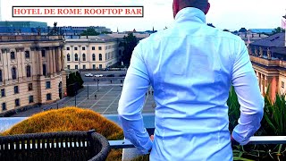 LHW Forbes Five Star Hotel De Rome | Rooftop Bar Terrace 4k | Rocco Forte Hotels Berlin Germany