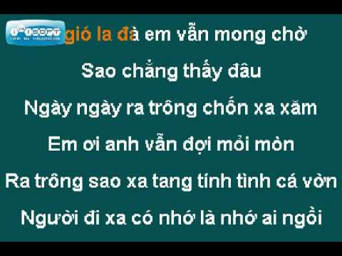 Bèo Dạt Mây Trôi - Anh Khang(Karaoke)