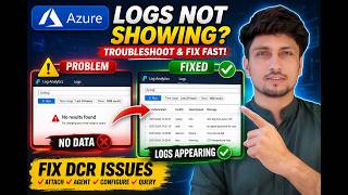 Azure Logs Not Showing in Log Analytics Workspace Fix DCR Issues FAST (Real VM Demo)