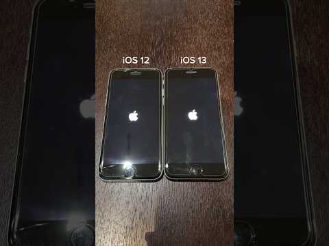 iPhone 6s on iOS 12 vs iOS 13 boot up test #shorts #iphone6s #ios12 #ios13