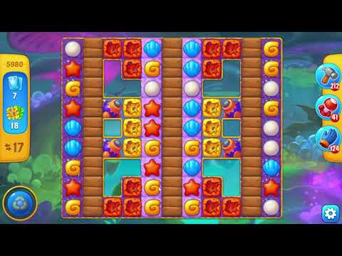 Fishdom 5980 Hard Level - 17 moves - NO BooSTERS