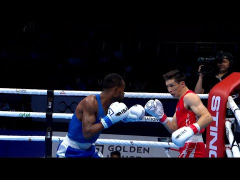 R16 (63.5KG) BAATARSUKH CHINZORIG (MGL) vs MBAYA MULUMBA (COD) | IBA World Boxing Championships 2023