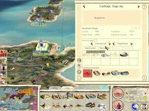 Let's Play Rome Total War - 55 (City Situations, Worst Torpedo Ever, Going Rogue)